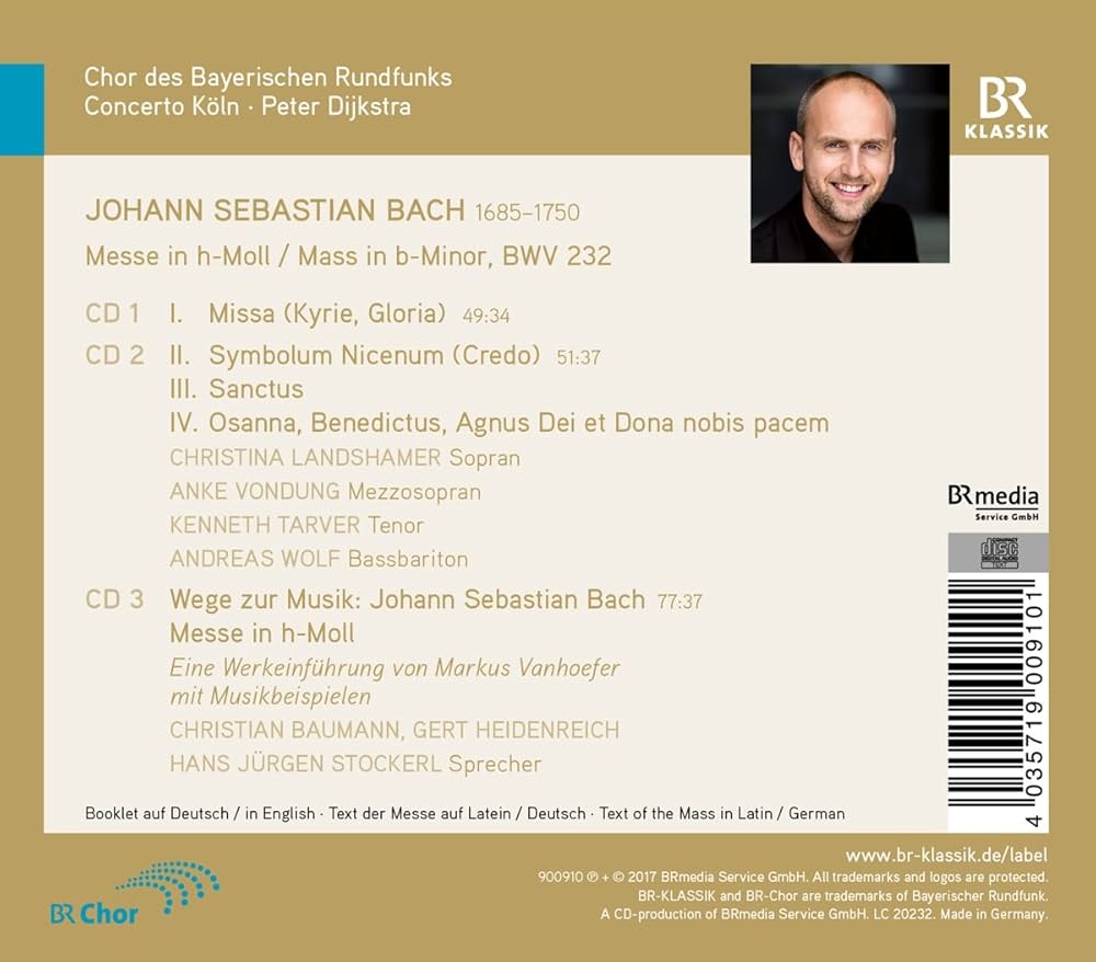 Amazon.co.jp: Mass in B Minor Bwv 232: ミュージック